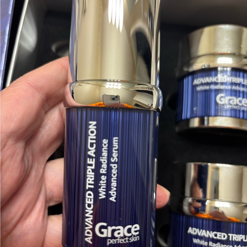NEW GRACIE Advanced Triple Action Skincare Set INCLUDES Serum, Cream & Mask - Picture 8 of 12